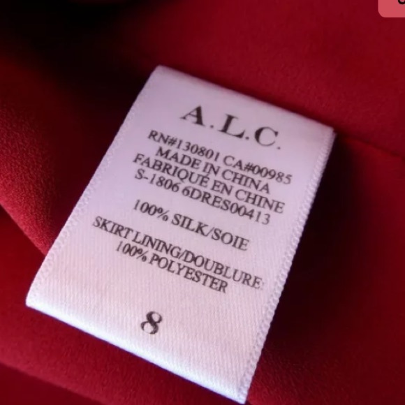 A.L.C. Carolina Puff Shoulder Silk Jacquard Dress - Picture 3 of 6